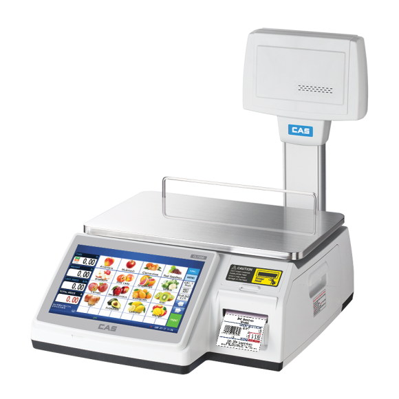 CAS CL7200 Touchscreen Label Printing Scale