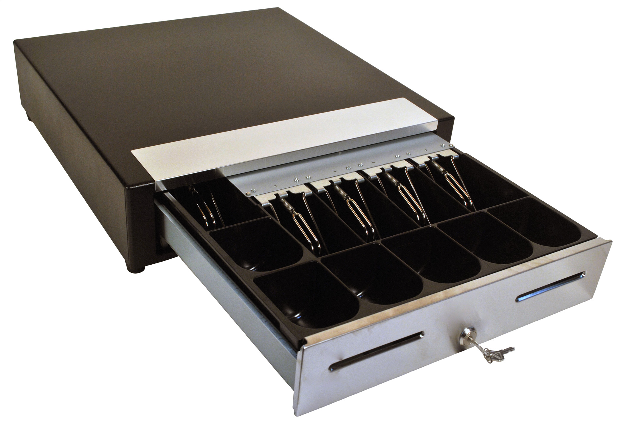 M-S Cash Drawer CF-460BX 17.3" Heavy Duty with Media & SS Front