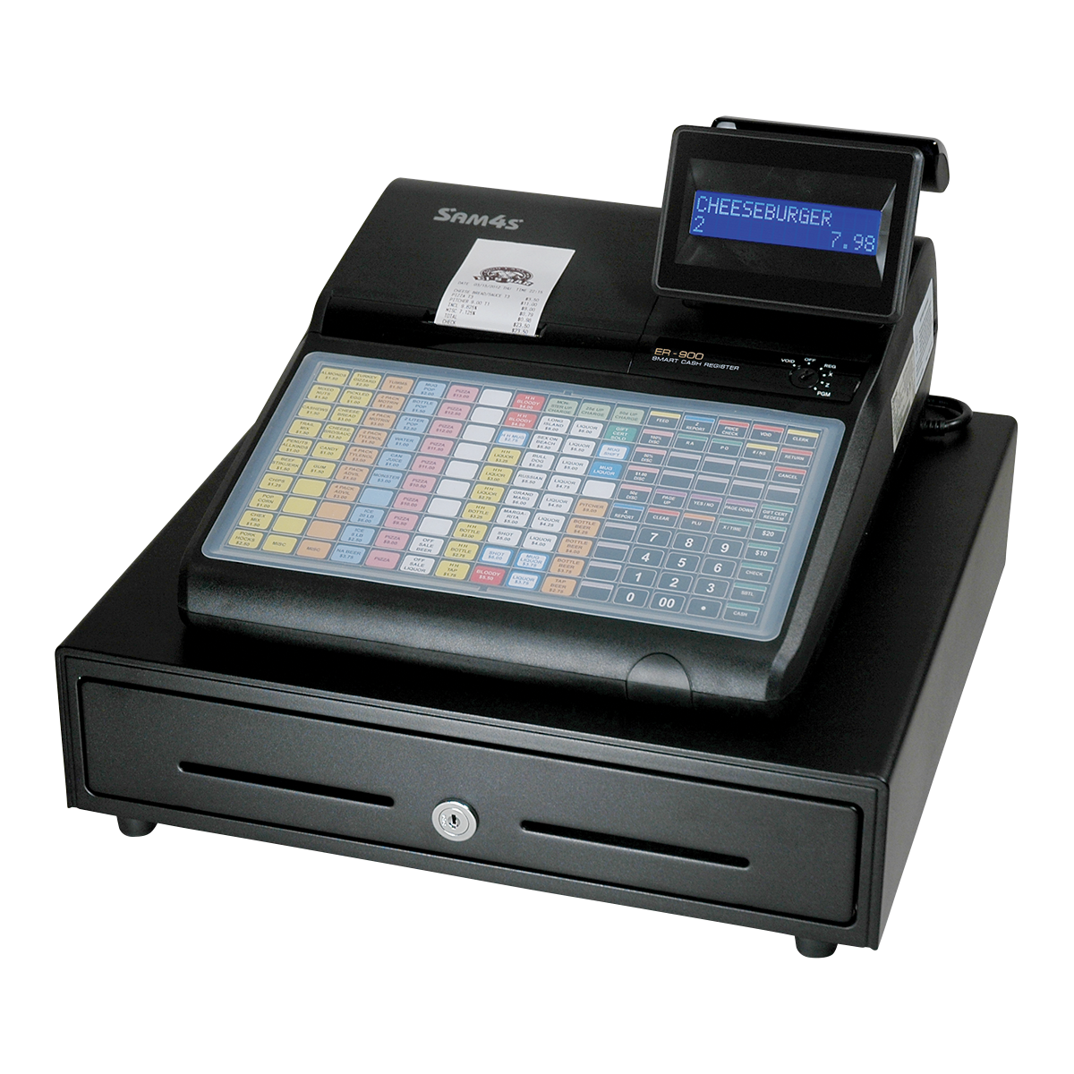 SAM4s ER-920 Single-Station Flat Keyboard Cash Register