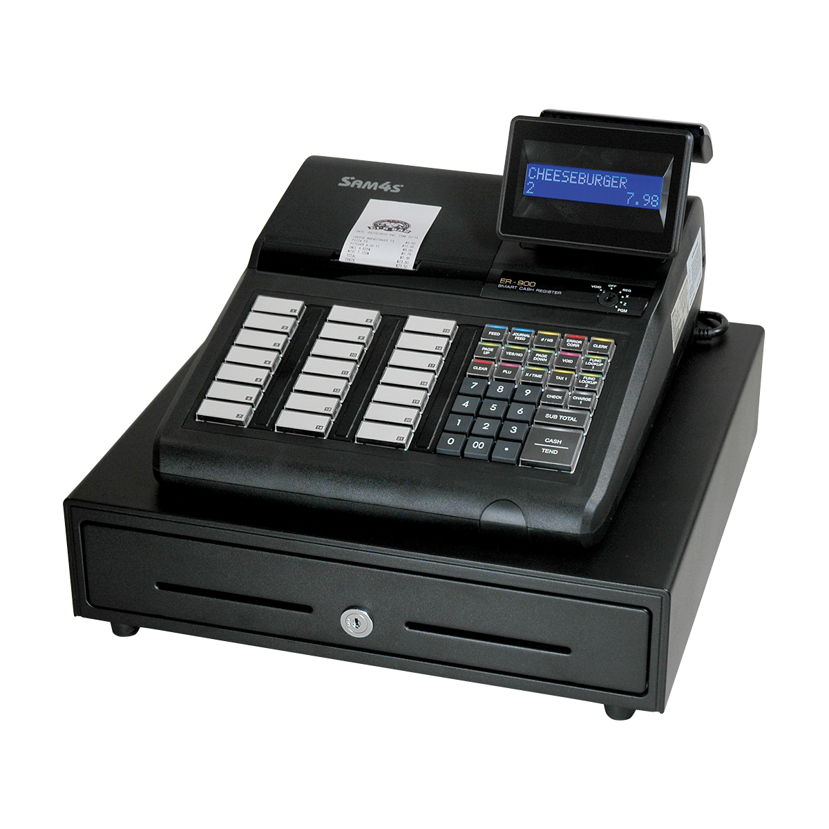SAM4s ER-925 Single-Station Raised Keyboard Cash Register
