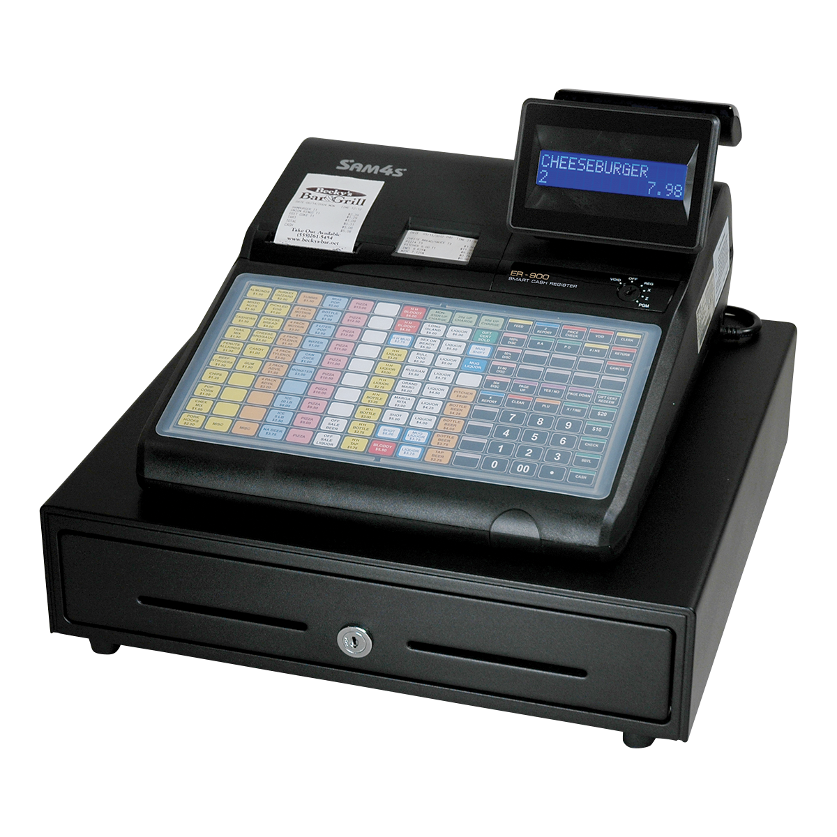 SAM4s ER-940 Dual-Station Flat Keyboard Cash Register